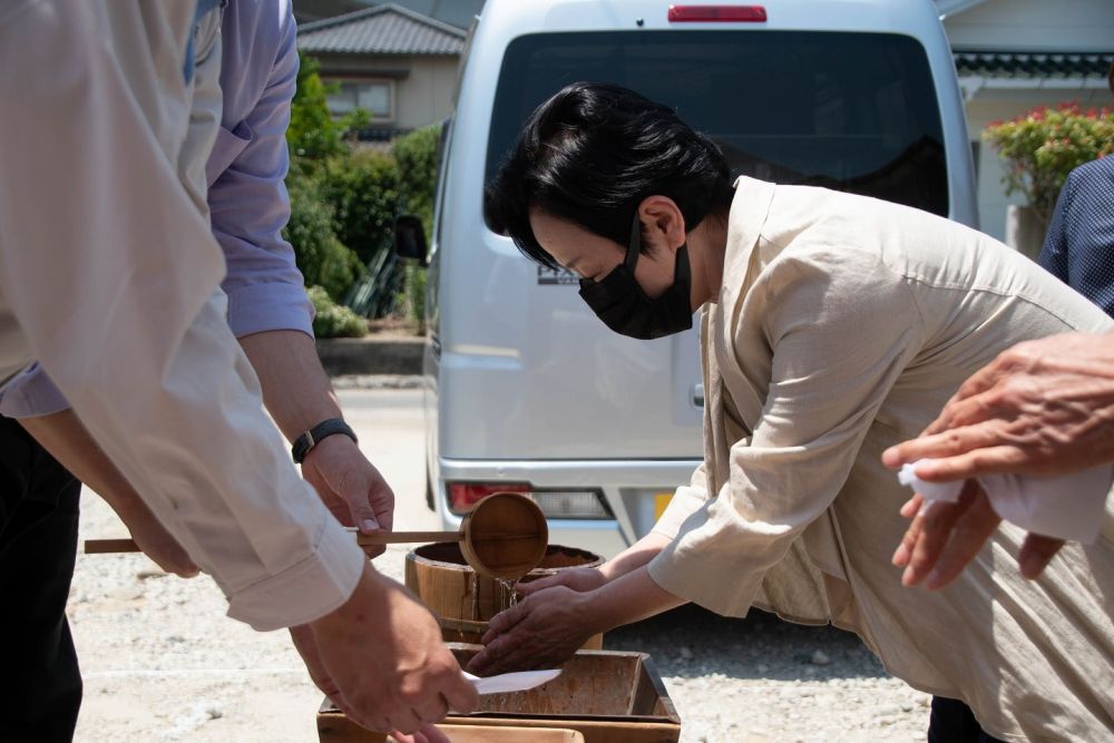 福岡市南区22　注文住宅建築現場リポート①　～地鎮祭～