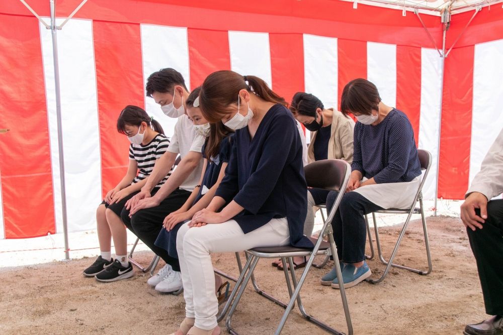 福岡市南区22　注文住宅建築現場リポート①　～地鎮祭～