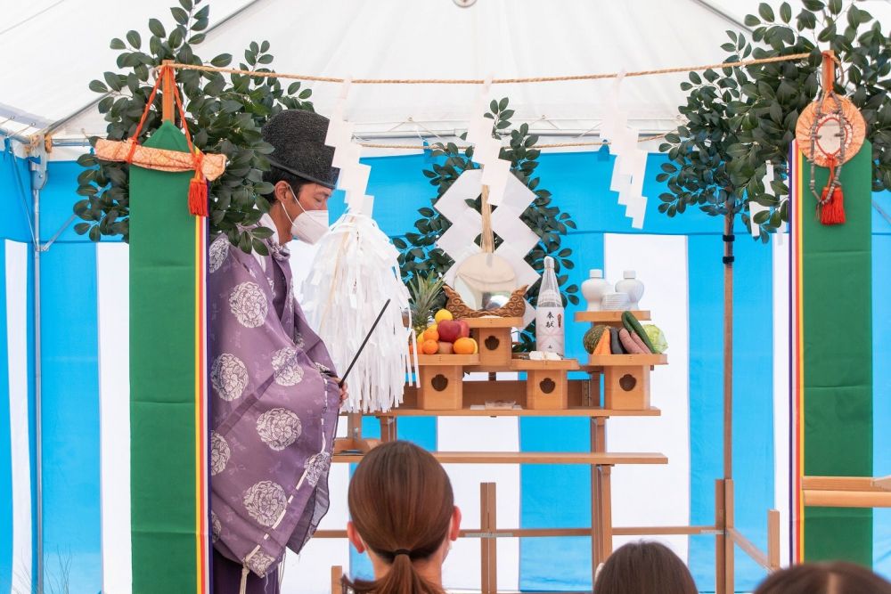 「福岡市南区22」注文住宅現場リポート①【地鎮祭】