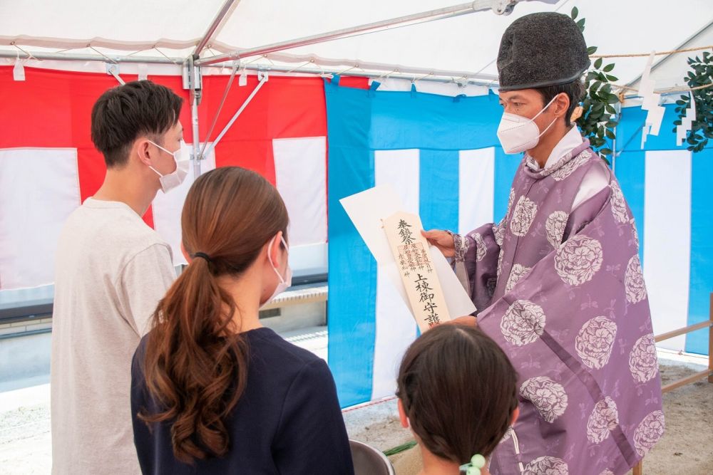 福岡市南区22　注文住宅建築現場リポート①　～地鎮祭～