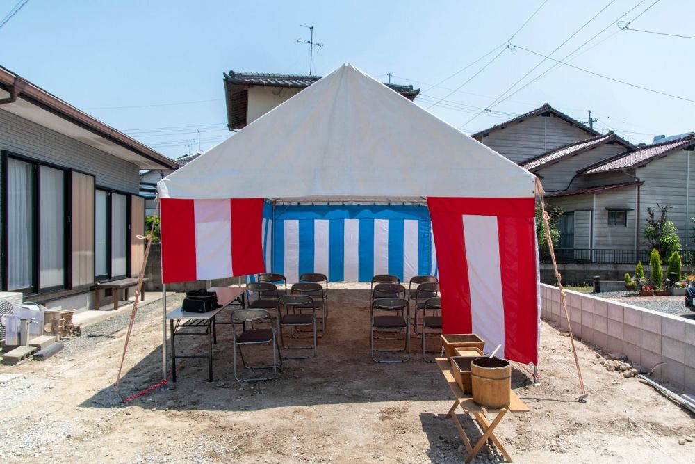 「福岡市南区22」注文住宅現場リポート①【地鎮祭】