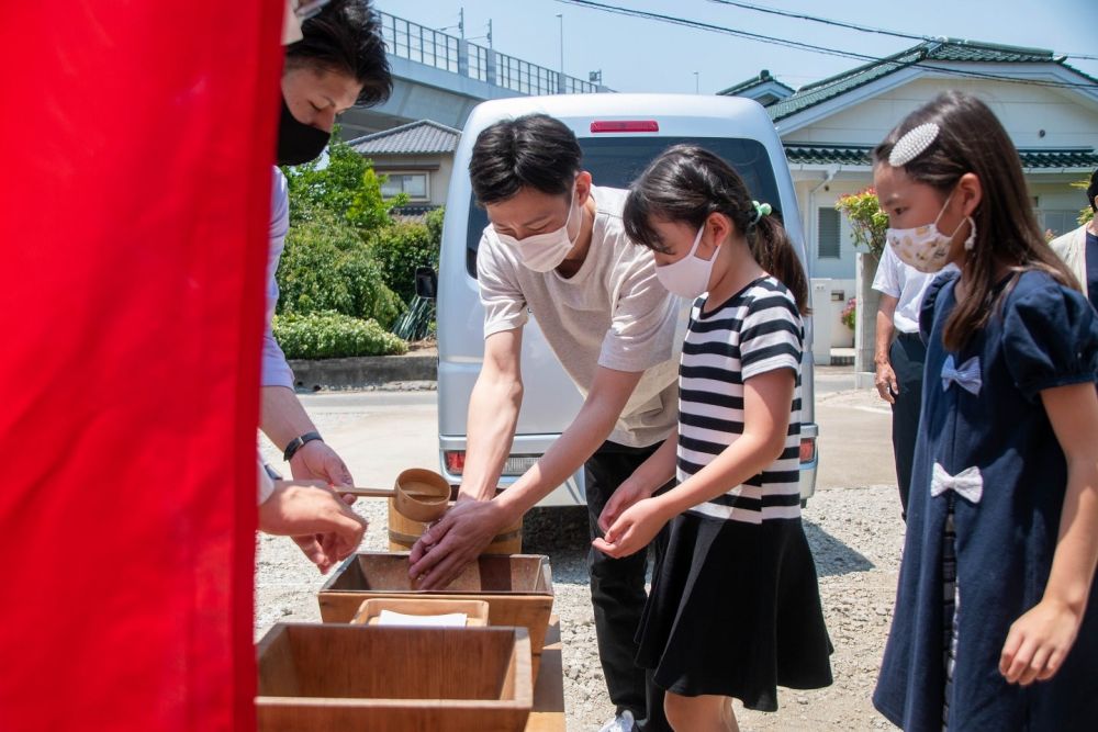 福岡市南区22　注文住宅建築現場リポート①　～地鎮祭～