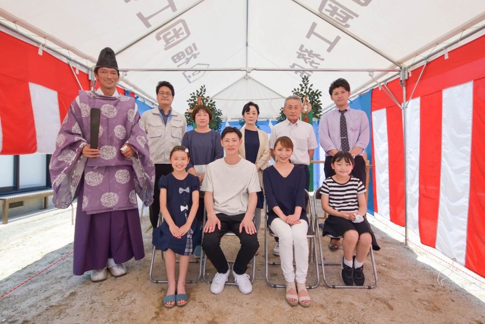 「福岡市南区22」注文住宅現場リポート①【地鎮祭】