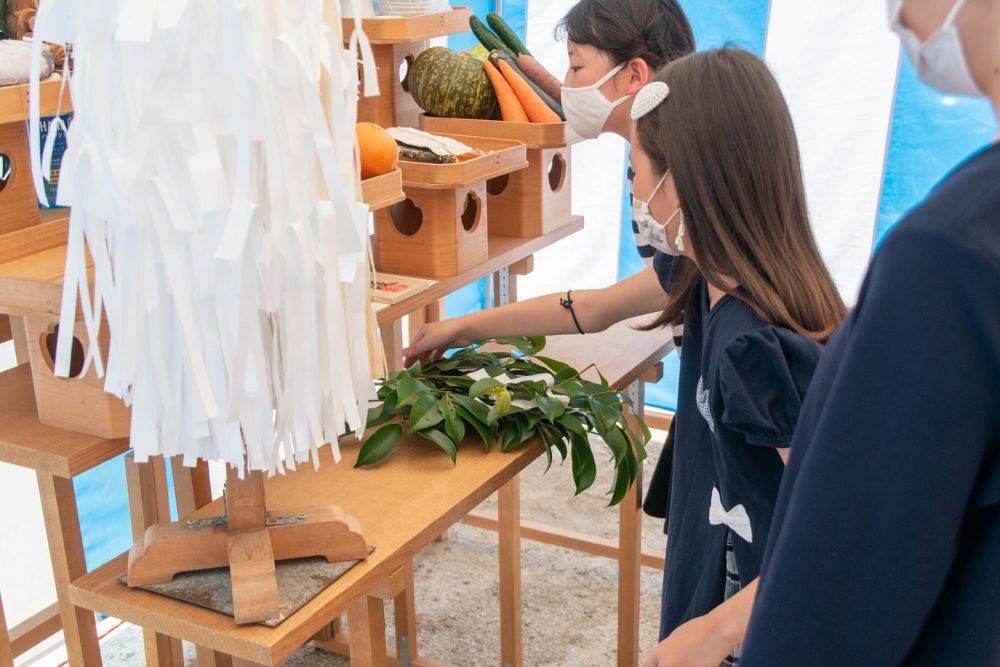 福岡市南区22　注文住宅建築現場リポート①　～地鎮祭～