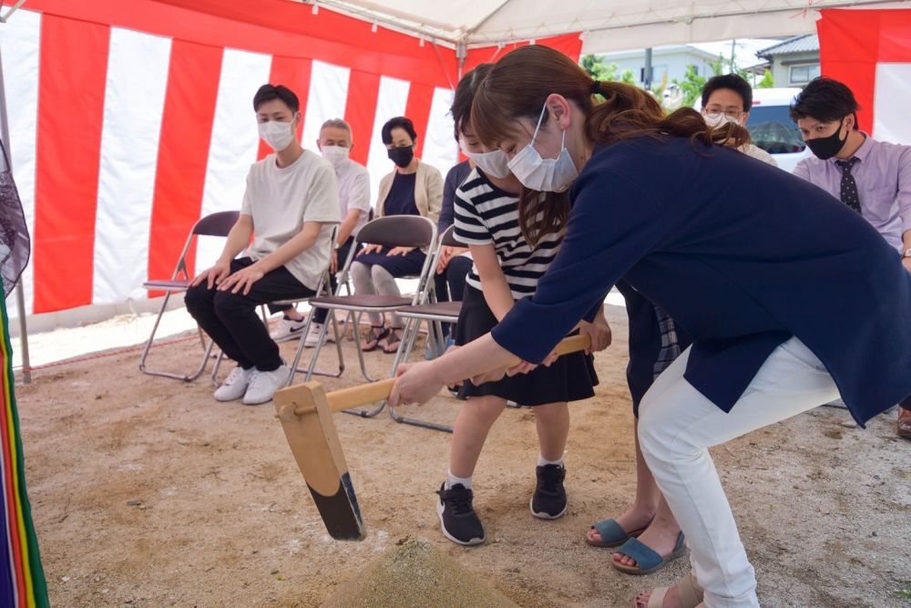 福岡市南区22　注文住宅建築現場リポート①　～地鎮祭～