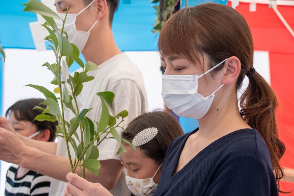 福岡市南区22　注文住宅建築現場リポート①　～地鎮祭～