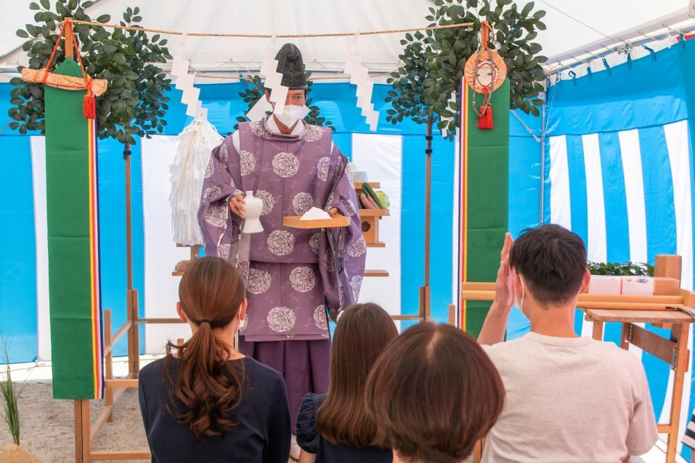 「福岡市南区22」注文住宅現場リポート①【地鎮祭】