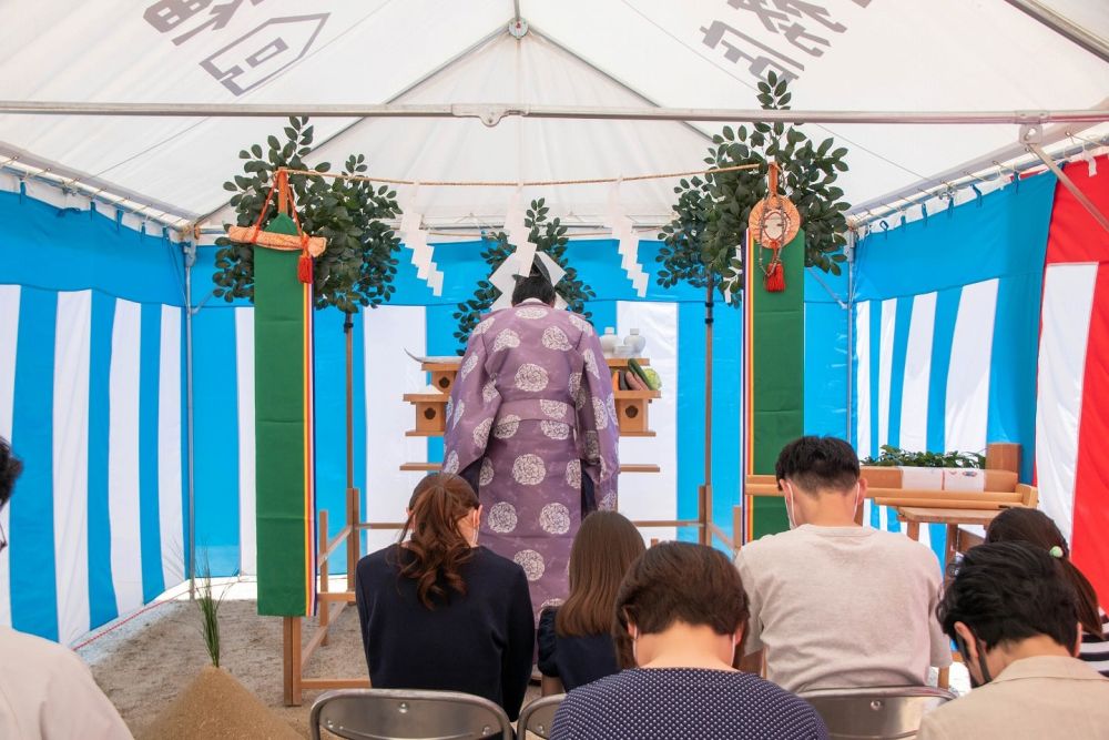 「福岡市南区22」注文住宅現場リポート①【地鎮祭】
