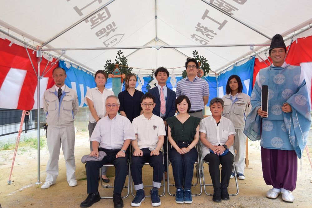 福岡県春日市08　注文住宅現場リポート①　～地鎮祭～