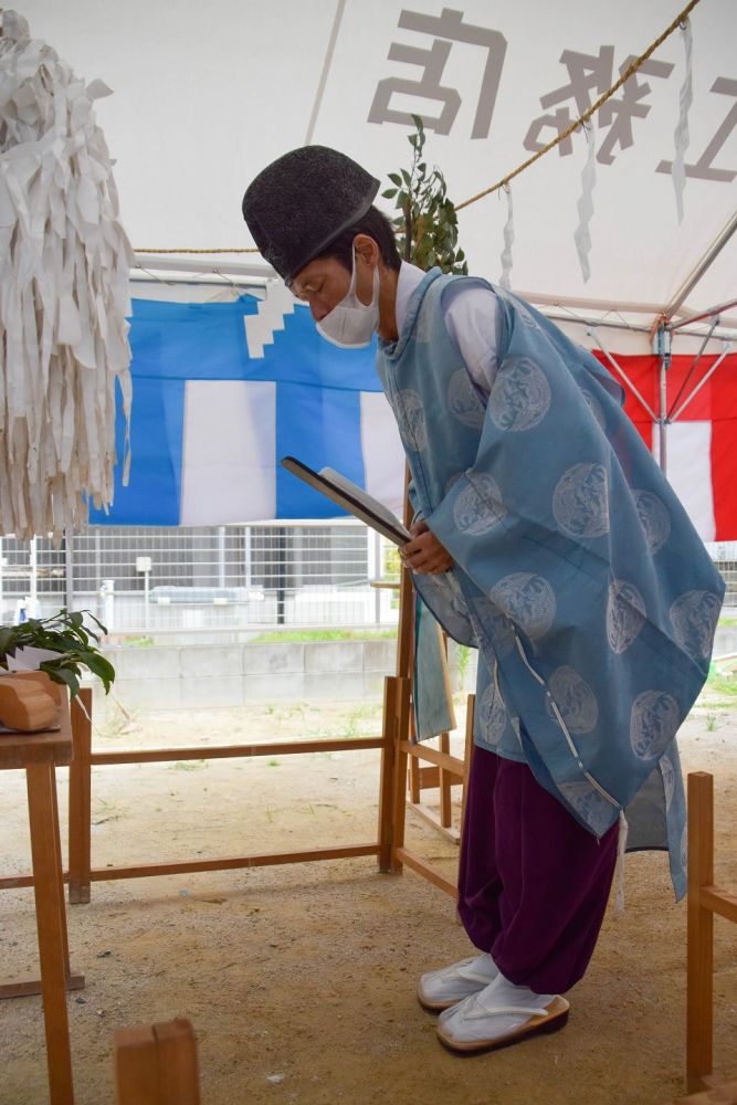 福岡県春日市08　注文住宅現場リポート①　～地鎮祭～