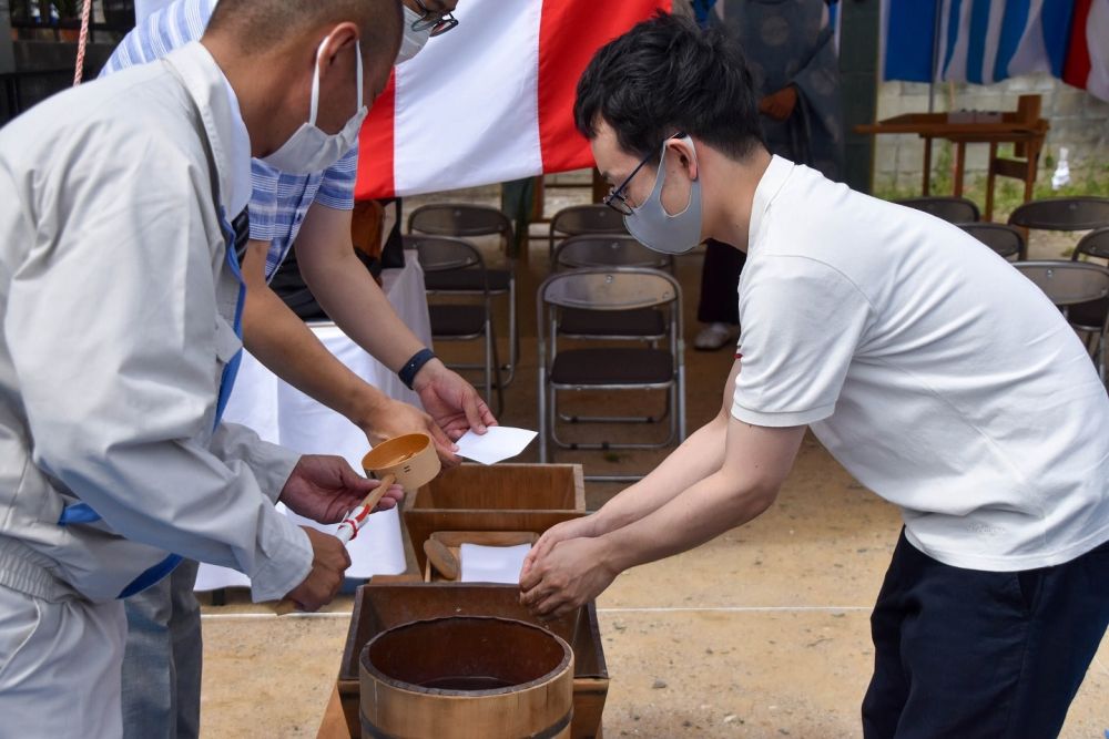 福岡県春日市08　注文住宅現場リポート①　～地鎮祭～