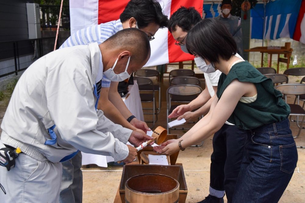 福岡県春日市08　注文住宅現場リポート①　～地鎮祭～