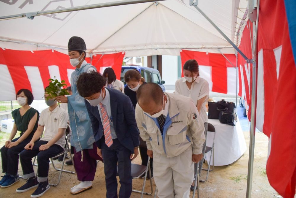 福岡県春日市08　注文住宅現場リポート①　～地鎮祭～