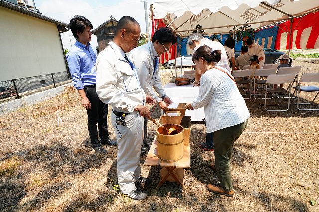 福岡県小郡市02　注文住宅建築現場リポート①　～地鎮祭～