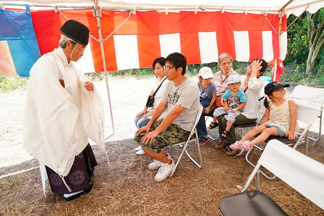 福岡県小郡市02　注文住宅建築現場リポート①　～地鎮祭～