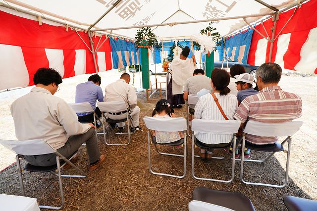「小郡市02」注文住宅現場リポート①【地鎮祭】