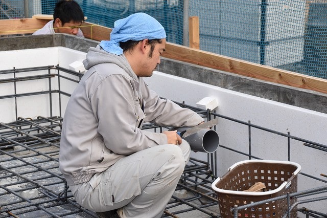 「福岡市南区18」注文住宅現場リポート③【基礎工事】【給排水】