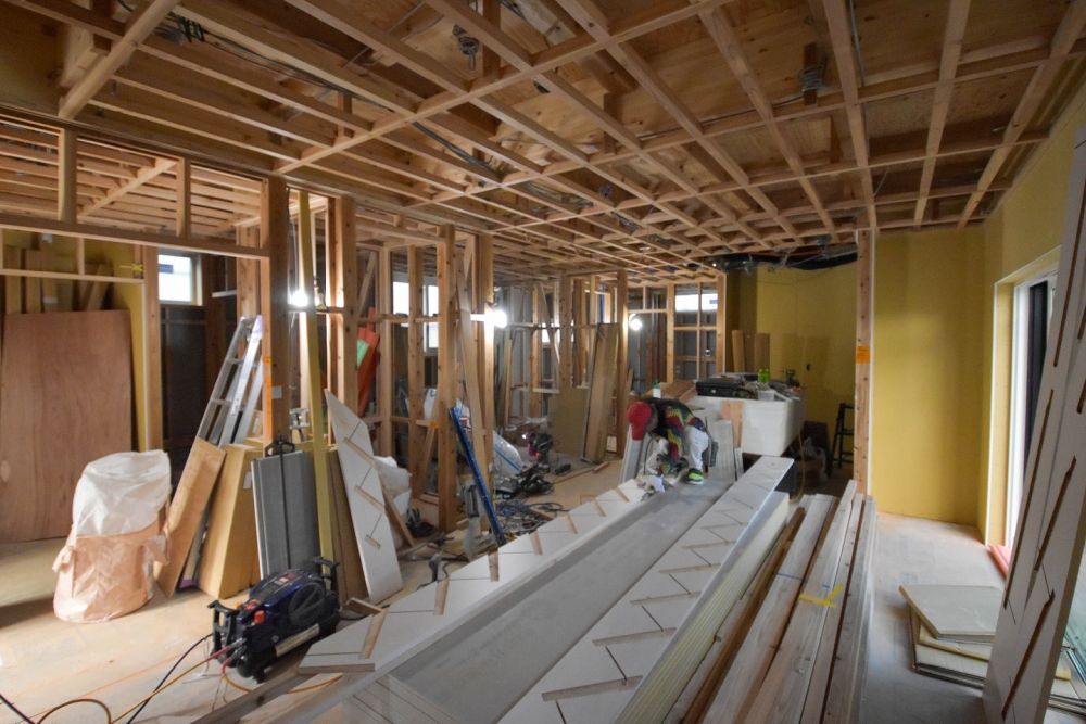 「福岡市南区19」注文住宅現場リポート⑦【木工事】【石膏ボード】