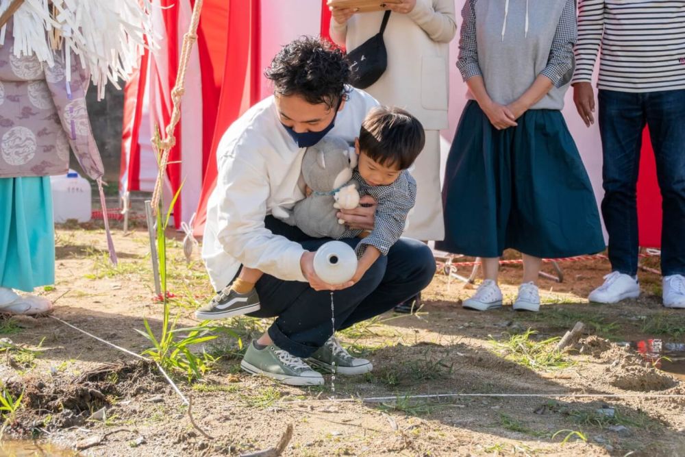 福岡県古賀市07　注文住宅建築現場リポート①　～地鎮祭～