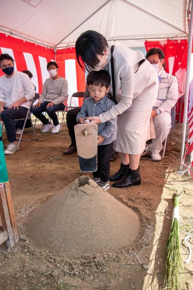 福岡県古賀市07　注文住宅建築現場リポート①　～地鎮祭～