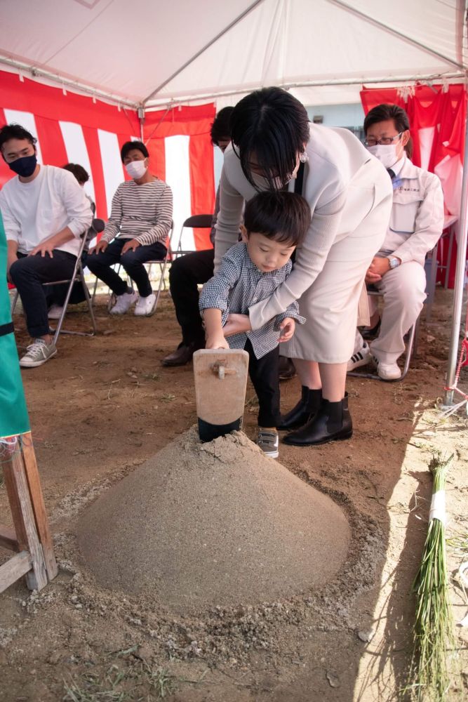 福岡県古賀市07　注文住宅建築現場リポート①　～地鎮祭～