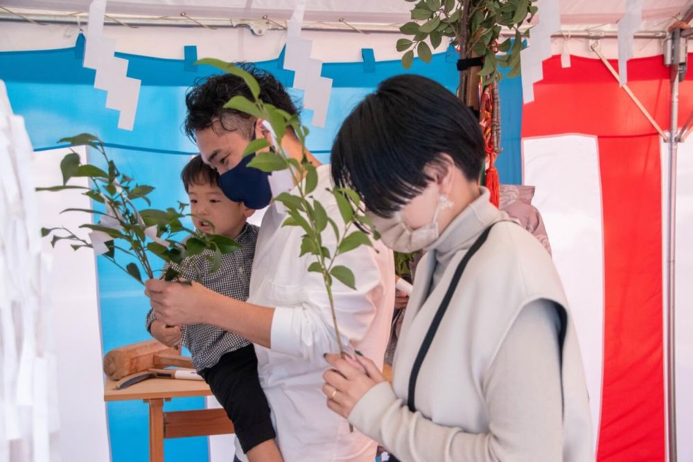 福岡県古賀市07　注文住宅建築現場リポート①　～地鎮祭～