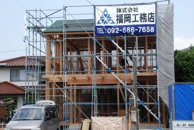 福岡市南区井尻02　注文住宅建築現場リポート⑦