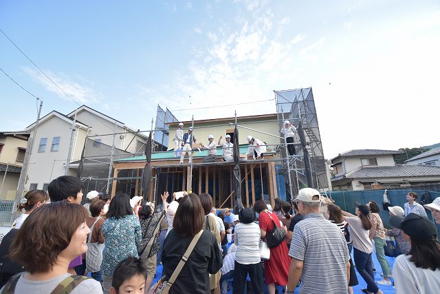 「福岡市城南区03」注文住宅現場リポート⑤【上棟式】