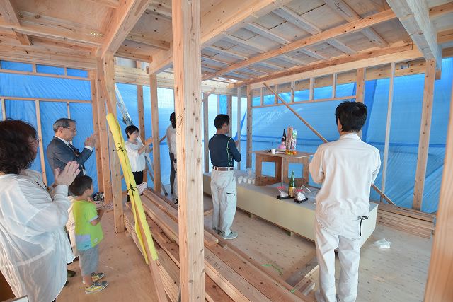 「福岡市城南区03」注文住宅現場リポート⑤【上棟式】