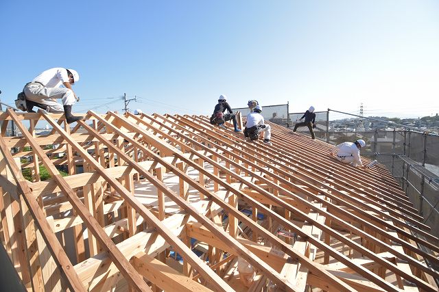 「福岡市城南区03」注文住宅現場リポート⑤【上棟式】