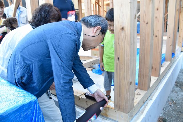 「福岡市城南区03」注文住宅現場リポート⑤【上棟式】