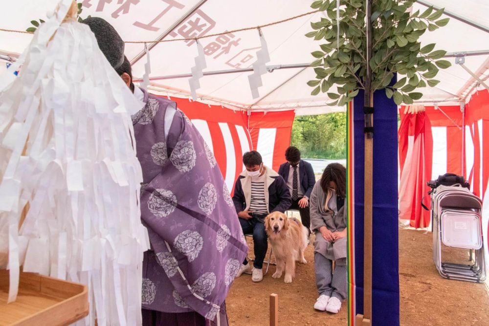 福岡県糟屋郡久山町01　注文住宅建築現場リポート①　～地鎮祭～