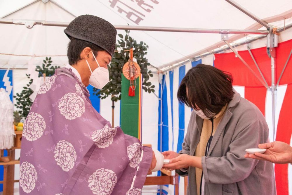「糟屋郡久山町01」注文住宅現場リポート①【地鎮祭】