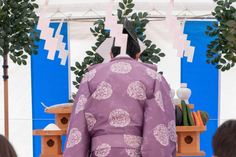 「糟屋郡久山町01」注文住宅現場リポート①【地鎮祭】