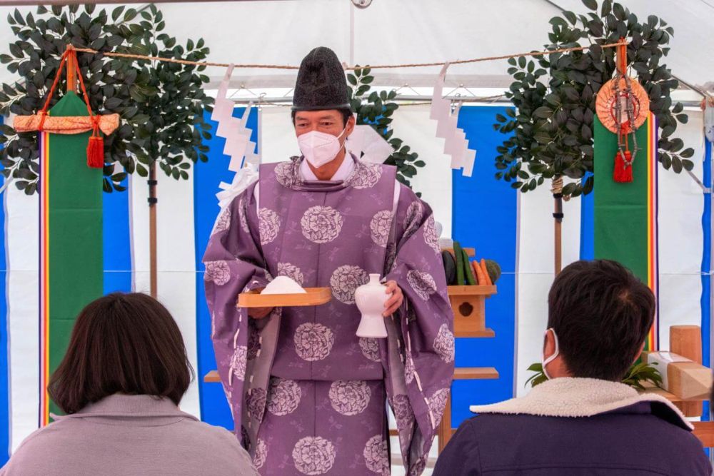 「糟屋郡久山町01」注文住宅現場リポート①【地鎮祭】