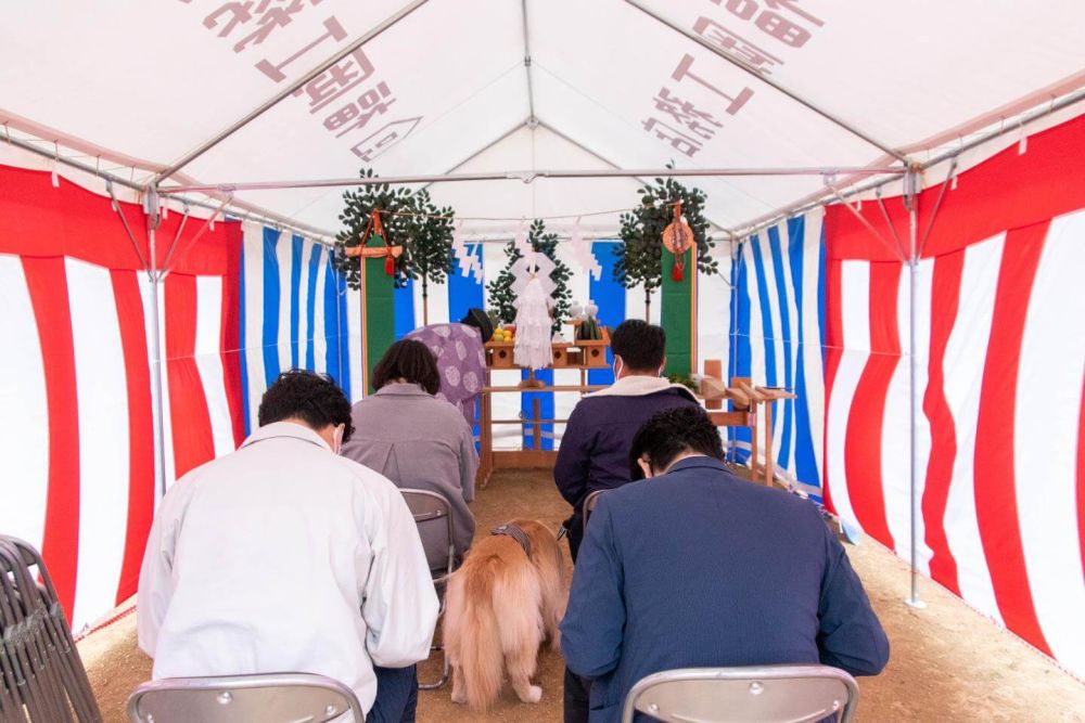 福岡県糟屋郡久山町01　注文住宅建築現場リポート①　～地鎮祭～