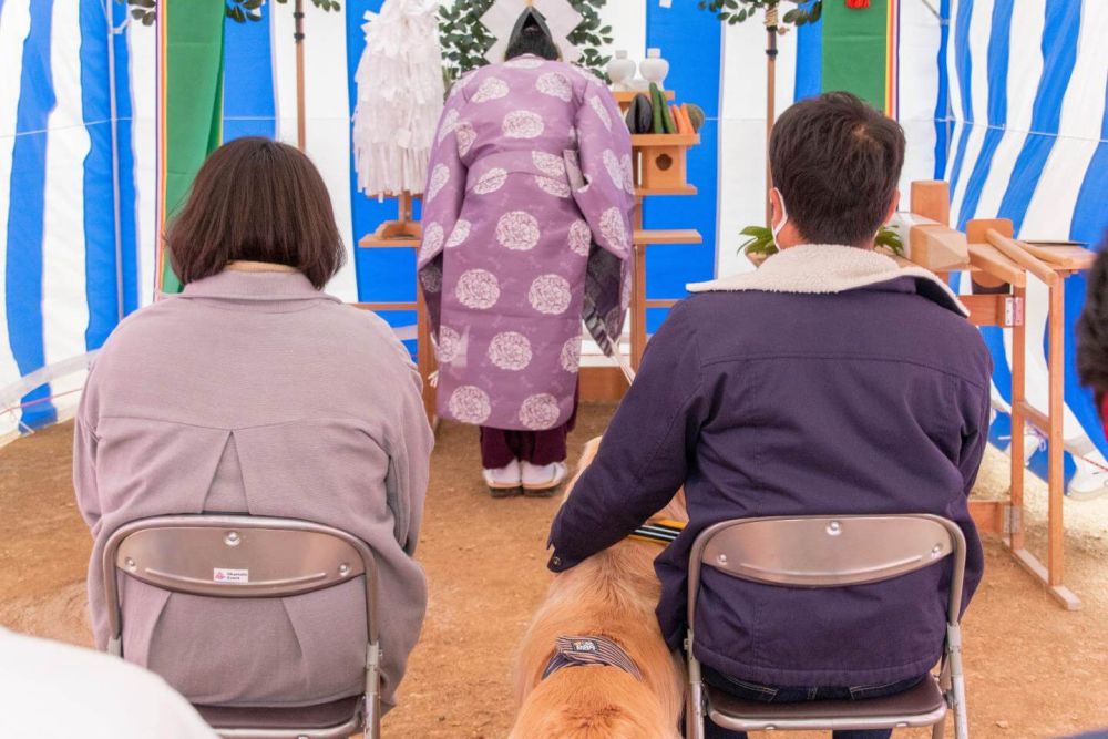「糟屋郡久山町01」注文住宅現場リポート①【地鎮祭】