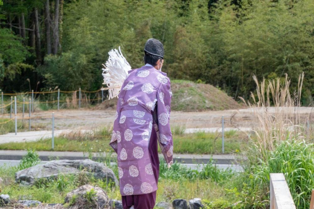 「糟屋郡久山町01」注文住宅現場リポート①【地鎮祭】
