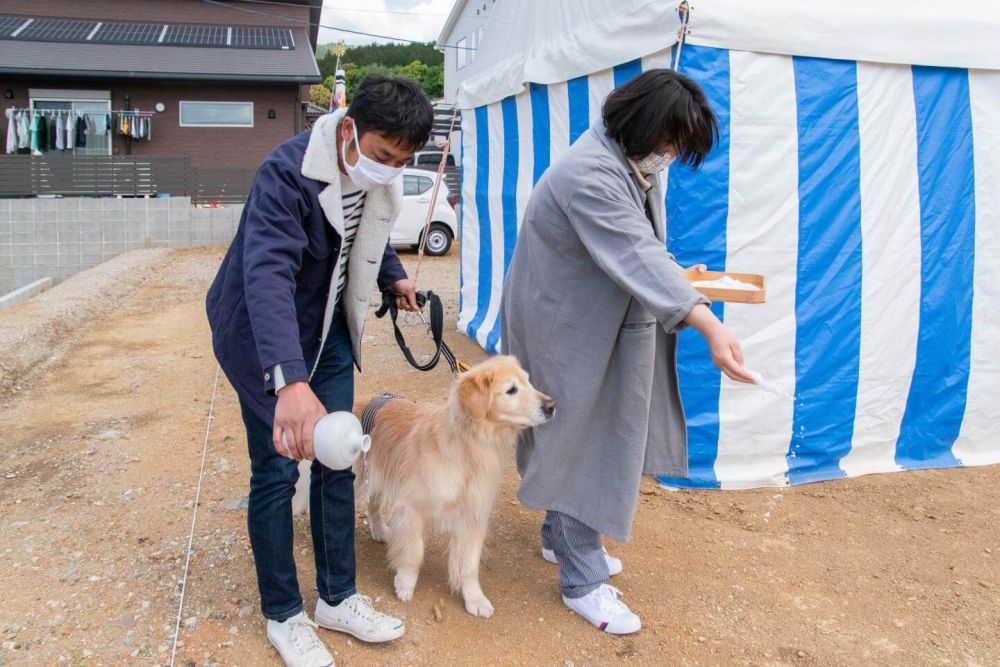 福岡県糟屋郡久山町01　注文住宅建築現場リポート①　～地鎮祭～