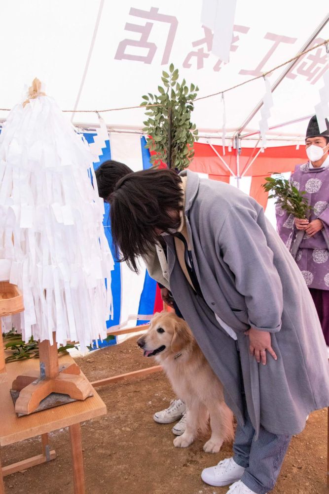 「糟屋郡久山町01」注文住宅現場リポート①【地鎮祭】