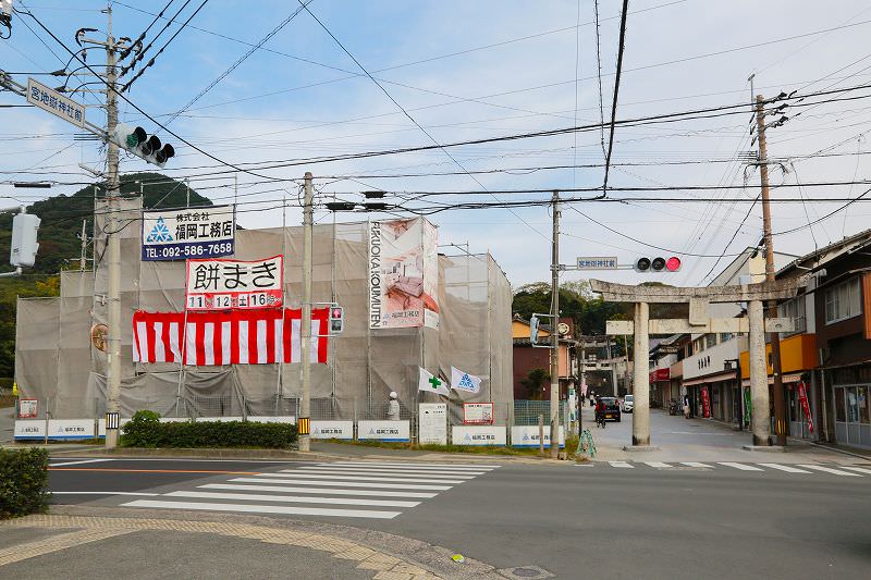 福岡県福津市宮司元町01　注文住宅建築現場リポート⑧　～餅まき～