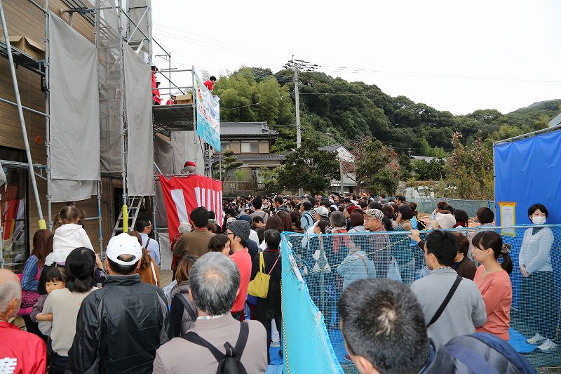 福岡県福津市宮司元町01　注文住宅建築現場リポート⑧　～餅まき～