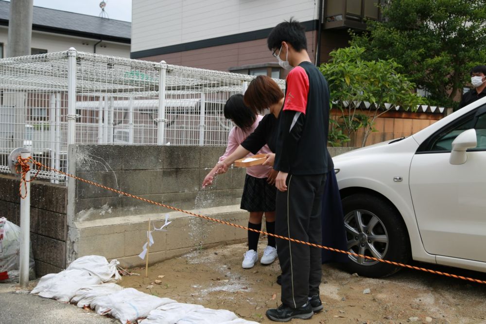 福岡市早良区東入部01　注文住宅建築現場リポート①　～地鎮祭～