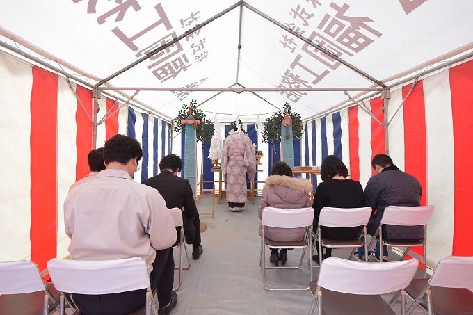 福岡県宗像市03　注文住宅建築現場リポート①　～地鎮祭～