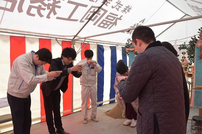 福岡県宗像市03　注文住宅建築現場リポート①　～地鎮祭～