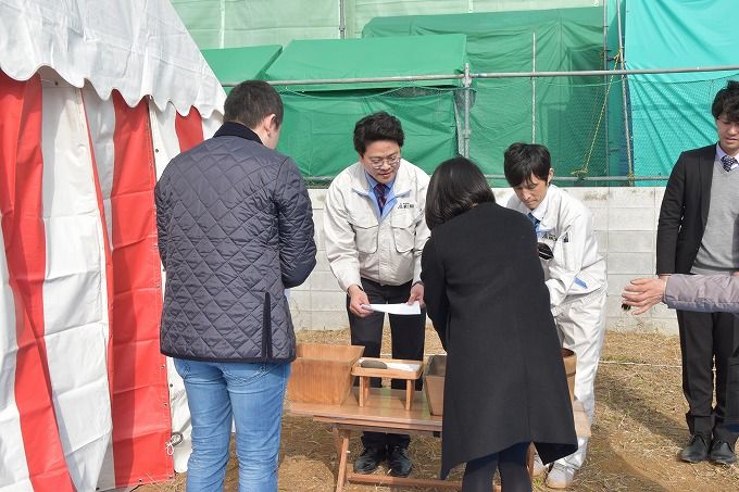 福岡県宗像市03　注文住宅建築現場リポート①　～地鎮祭～