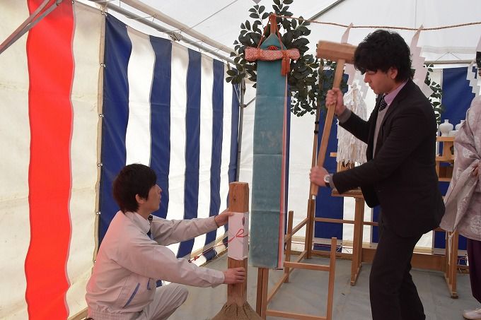 「宗像市03」注文住宅現場リポート①【地鎮祭】