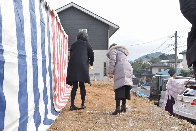 福岡県宗像市03　注文住宅建築現場リポート①　～地鎮祭～