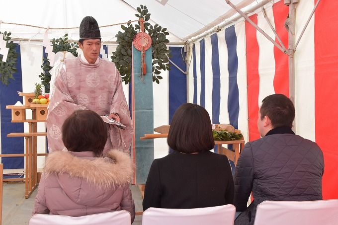 福岡県宗像市03　注文住宅建築現場リポート①　～地鎮祭～