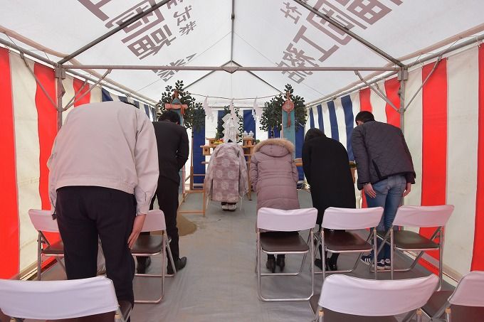 「宗像市03」注文住宅現場リポート①【地鎮祭】